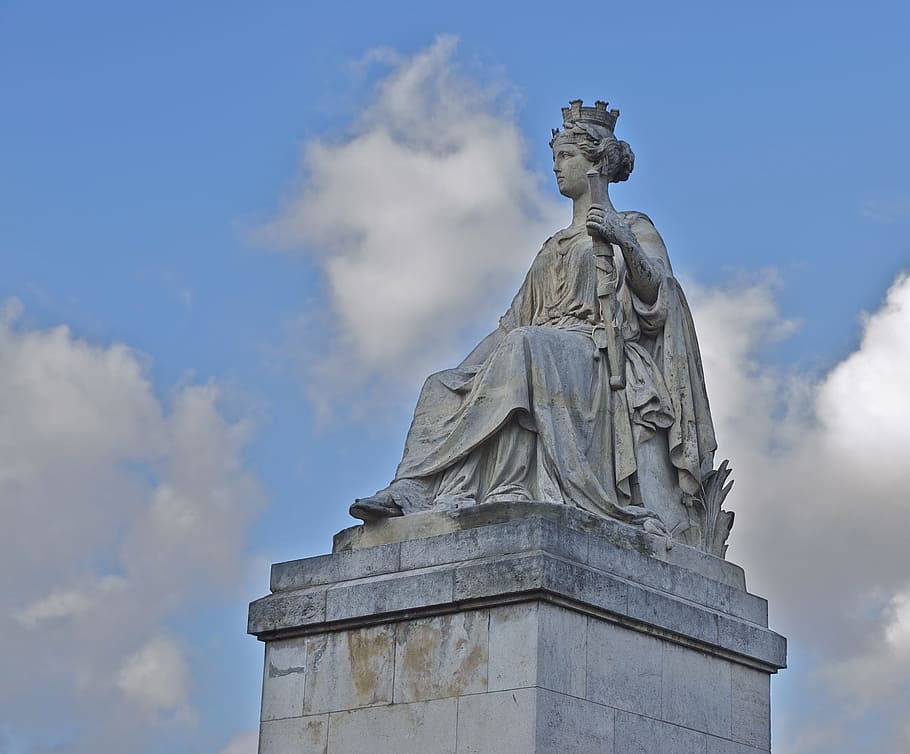 queen, fig, figure, statue, sculpture, rocky, art and craft HD wallpaper