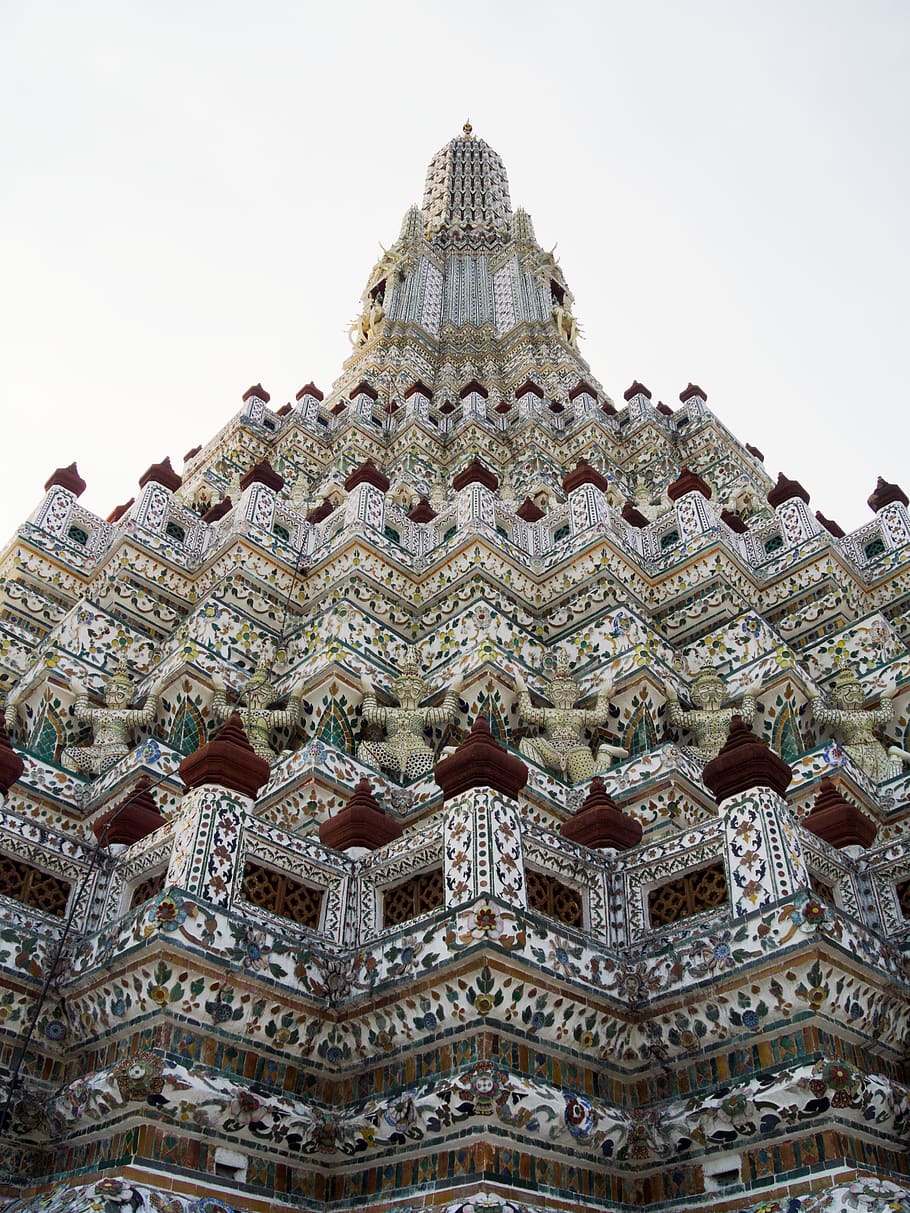 thailand, bangkok, wat arun temple, weekend, relaxing, so magnificent, HD wallpaper