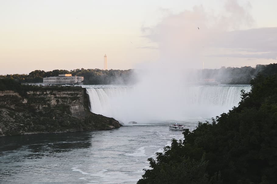 canada, niagara falls, nature, explore, travel, view, water HD wallpaper
