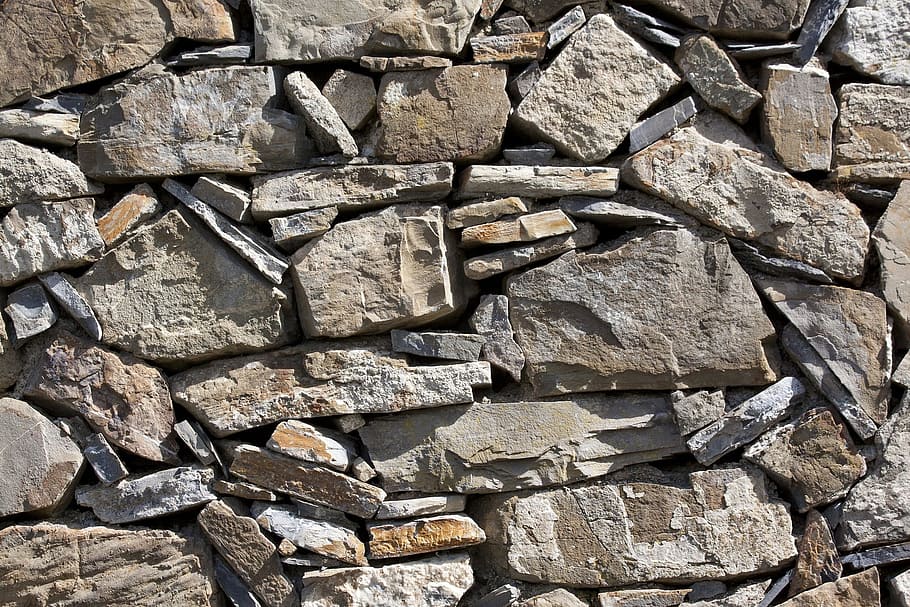 wall, stone, rock, rocky, texture, full frame, backgrounds HD wallpaper