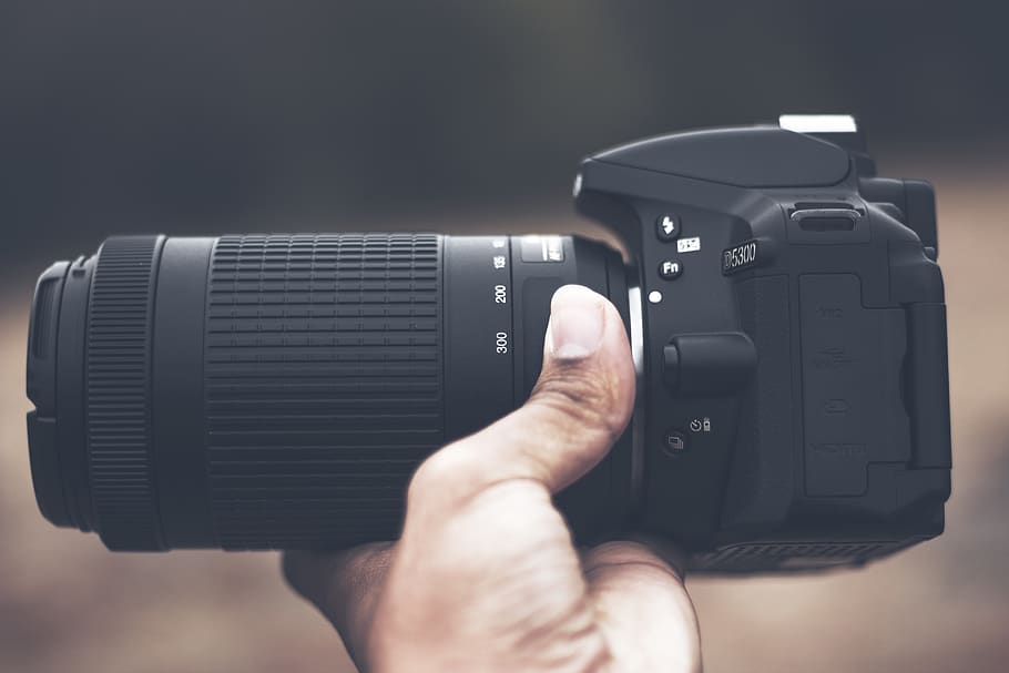 black DSLR camera, person, human, electronics, photography, portrait HD wallpaper
