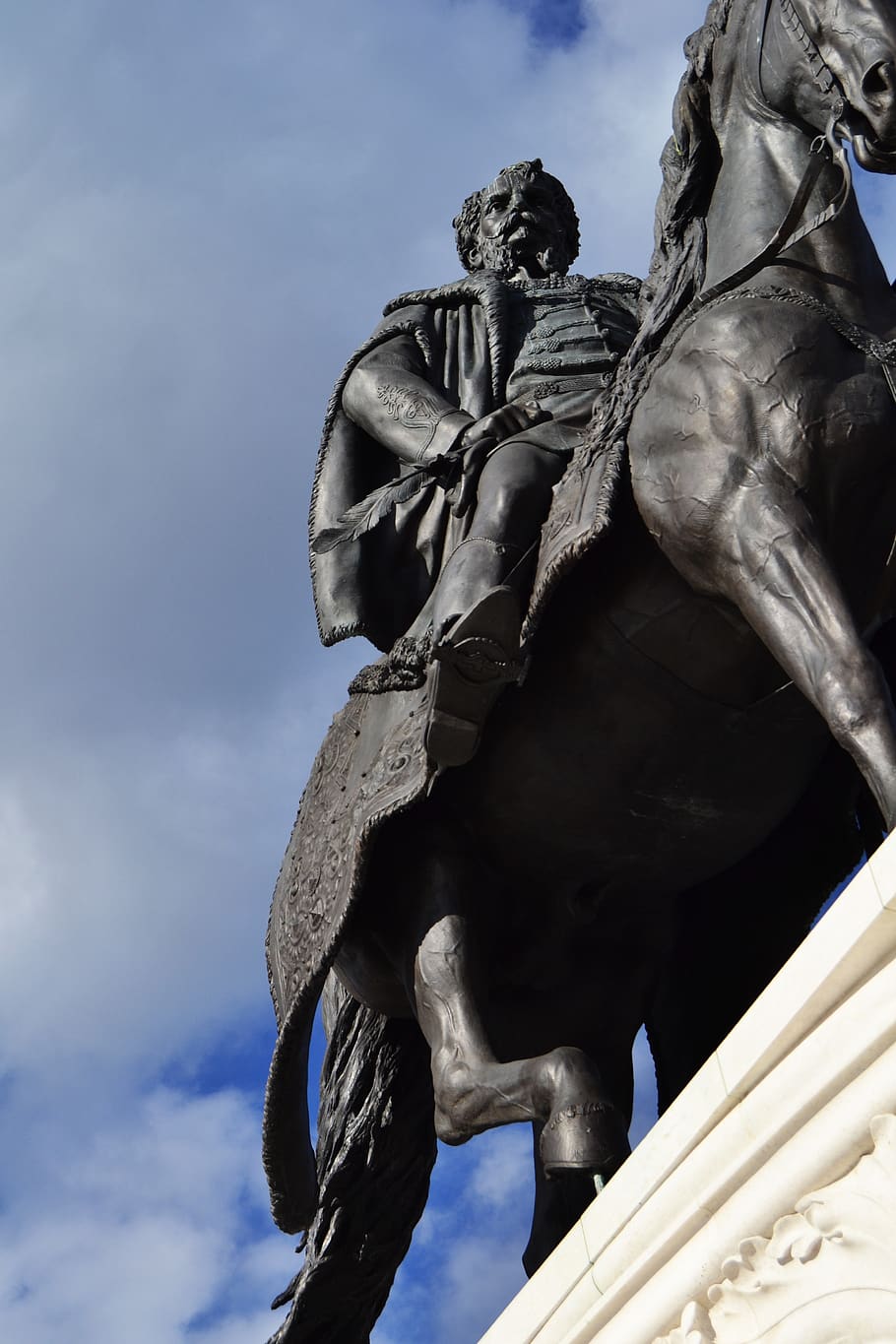 hungary, budapest, statue, memorial, horse, cloud, sky, power HD wallpaper