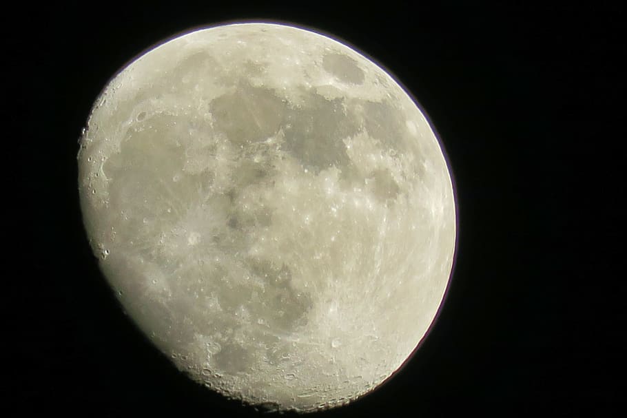 moon, luna, sky, night, lunar, crescent, space, astronomy, moon surface HD wallpaper