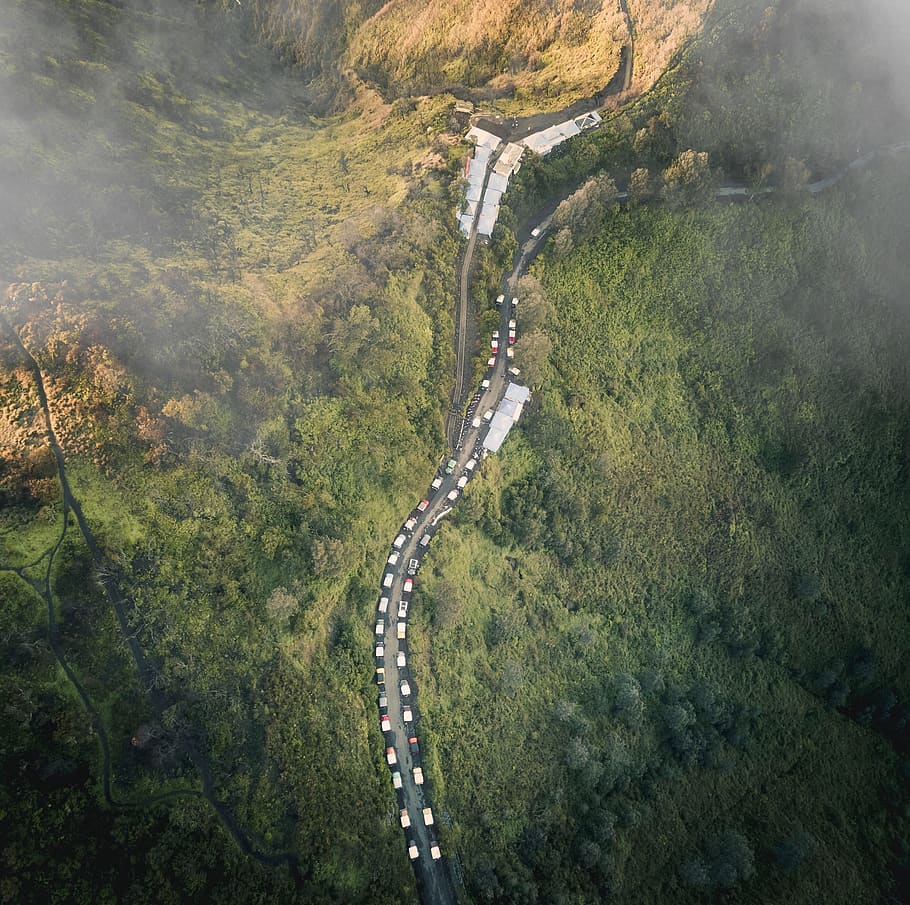 nature, outdoors, landscape, scenery, aerial view, indonesia