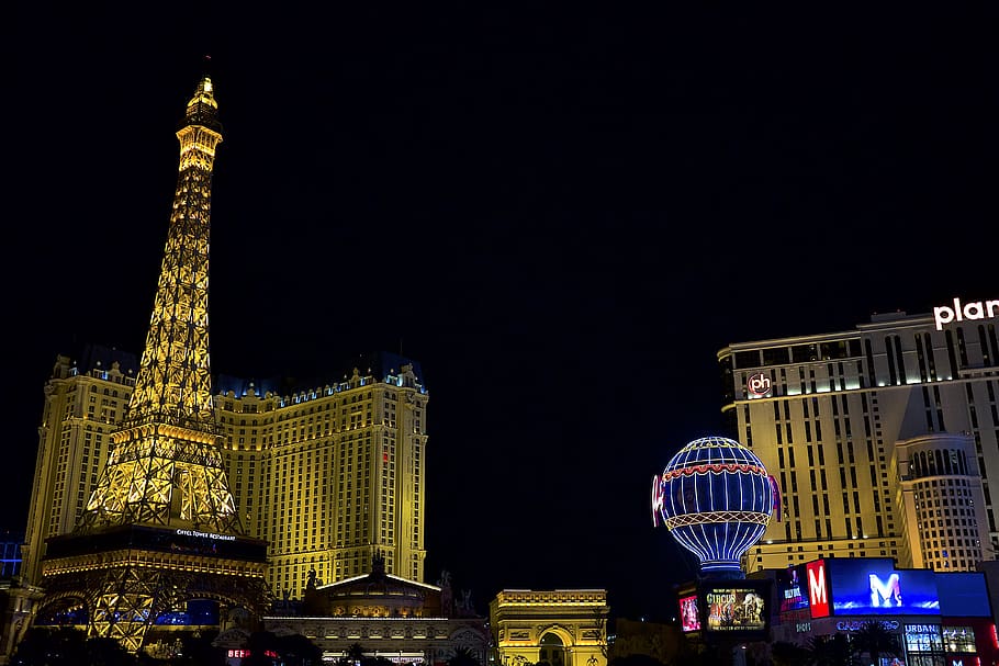 las vegas, strip, night, built structure, building exterior HD wallpaper