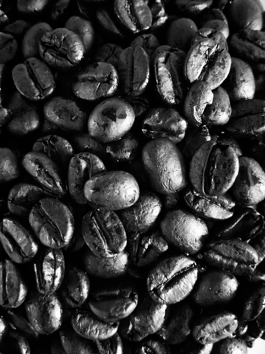coffee, beans, espresso, food and drink, full frame, large group of objects HD wallpaper