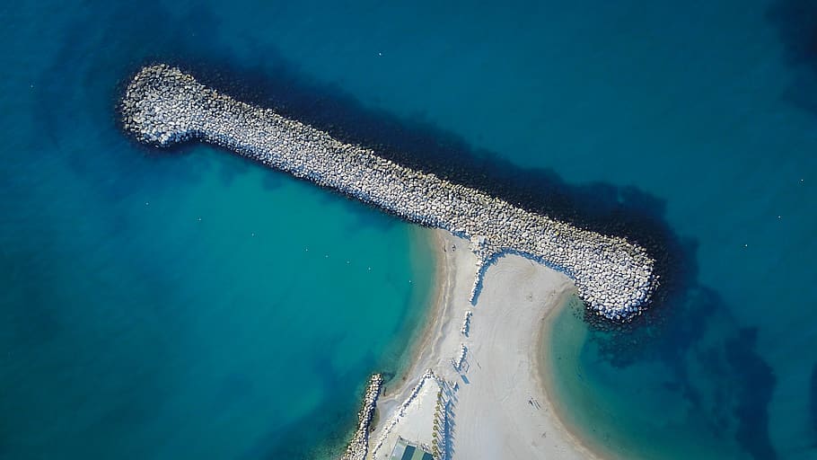 france, marseille, water, sea, nature, aerial view, day, no people HD wallpaper