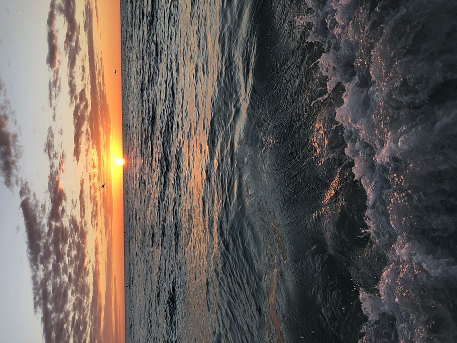 beach, water, beauty in nature, sunset, scenics - nature, sky HD wallpaper