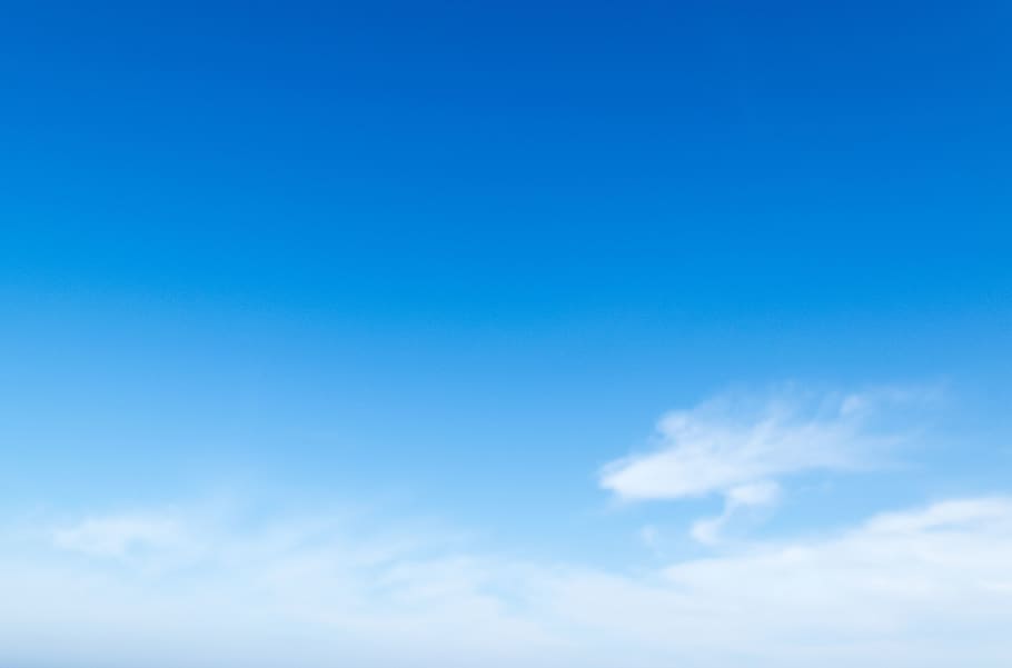 white clouds, nature, sky, outdoors, azure sky, horizon, summer HD wallpaper