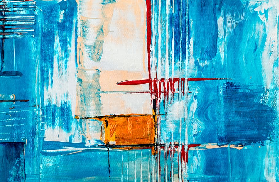 Abstract Painting in Shallow Focus, abstract expressionism, art