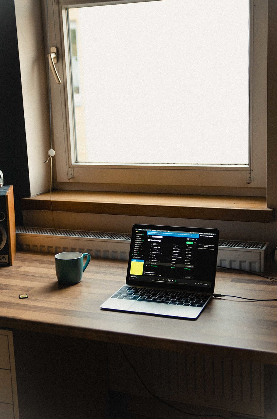 furniture, pc, computer, electronics, desk, wood, laptop, table HD wallpaper
