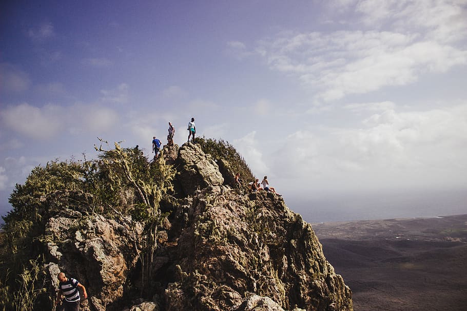 curaçao, curcao, view, sky, mountain, exploring, signseeing, HD wallpaper