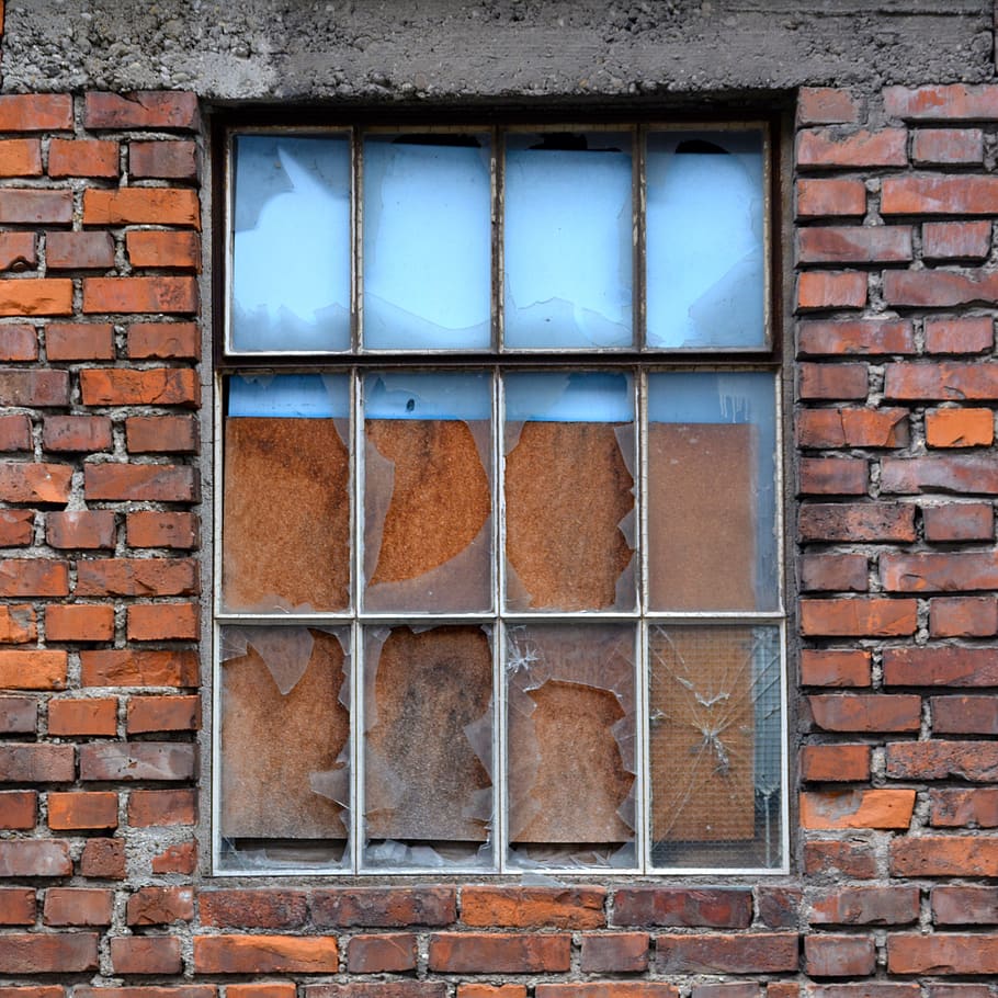 window, architecture, old, city, glass, broken, house, building HD wallpaper