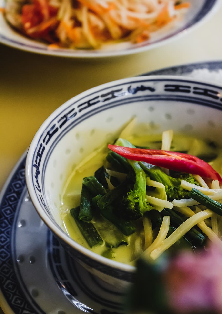 cooked vegetables in bowl, food, food and drink, freshness, healthy eating HD wallpaper