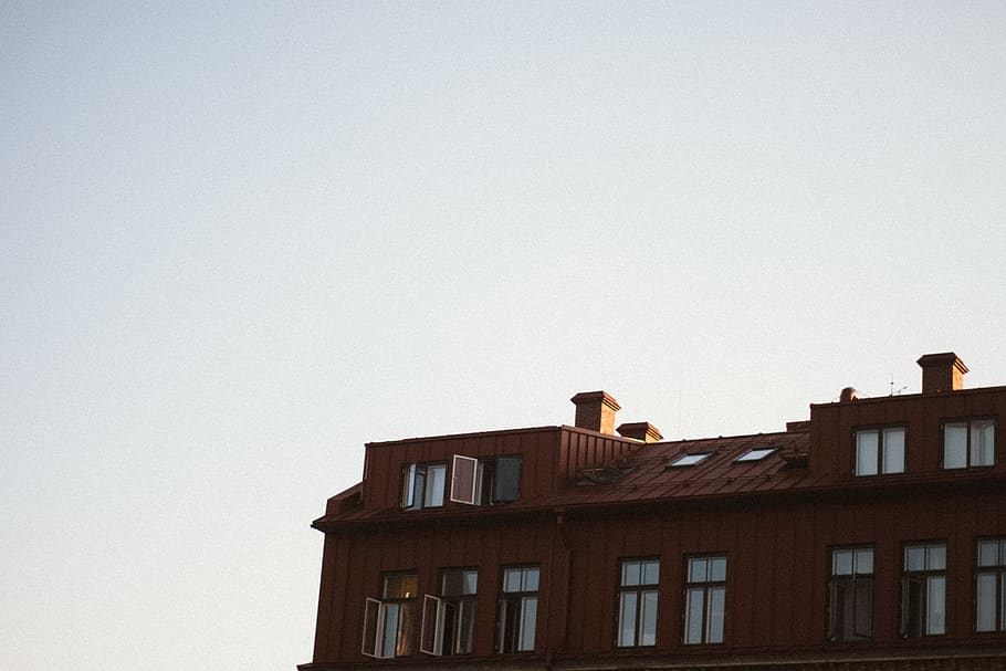 Photo Of A Building, architecture, daylight, roof, sky, windows HD wallpaper