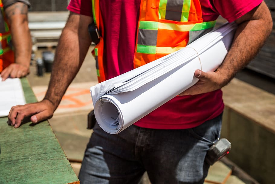 Building Plans In Hand Photo, Architecture, City, Construction HD wallpaper