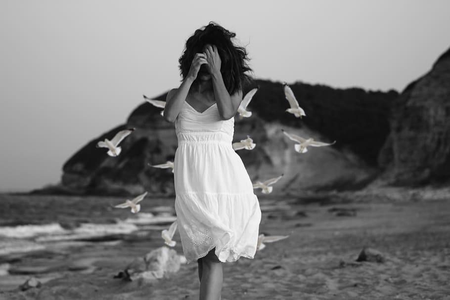 land, one person, real people, leisure activity, focus on foreground HD wallpaper
