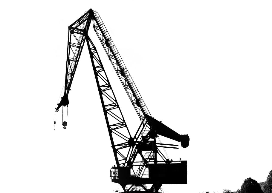 spain, bilbao, machinery, crane - construction machinery, sky HD wallpaper