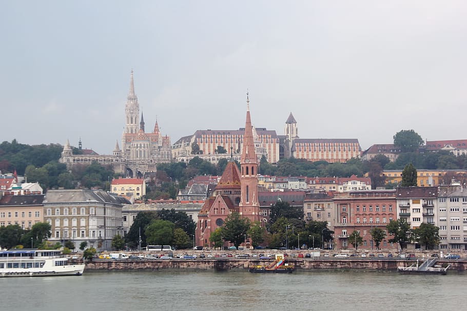 cityscape, Budapest, architecture, building exterior, water HD wallpaper