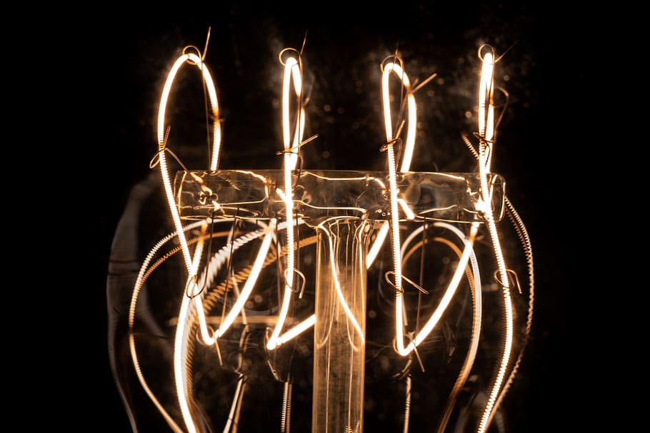 light, lighting, fire, lightbulb, flame, candle, macro, vintage HD wallpaper