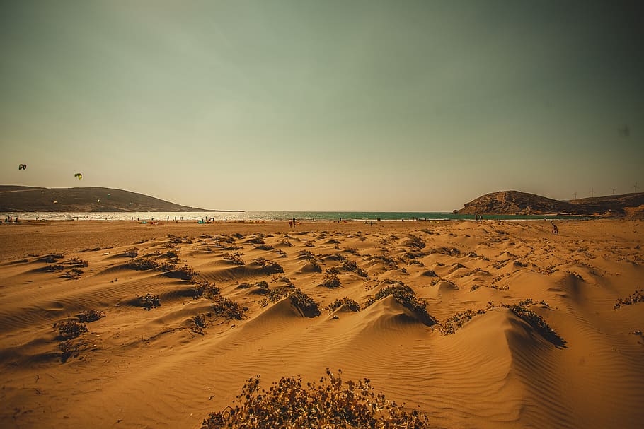 sand, land, scenics - nature, sky, beauty in nature, tranquility HD wallpaper