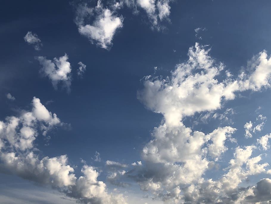air, clouds, blue, cloud - sky, beauty in nature, tranquility HD wallpaper
