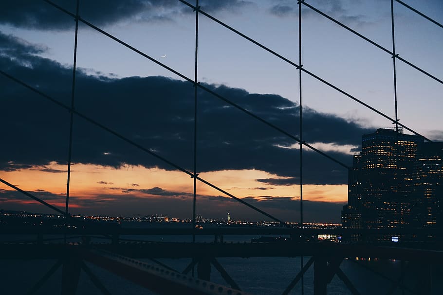 architecture, building, infrastructure, establishment, sunset HD wallpaper