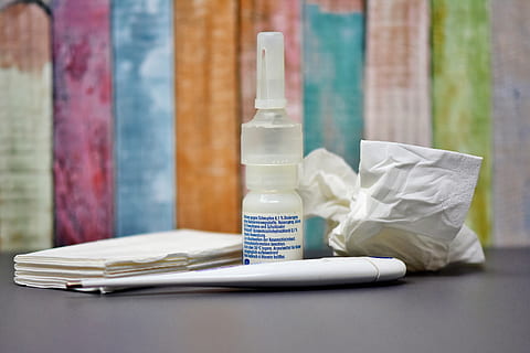 cold, sniff, disease, flu, nasal spray, handkerchief, virus HD wallpaper