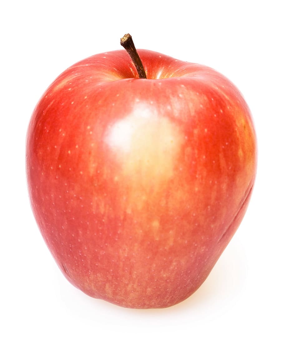 apple, red, fresh, isolated, dessert, healthy, fruit, food HD wallpaper