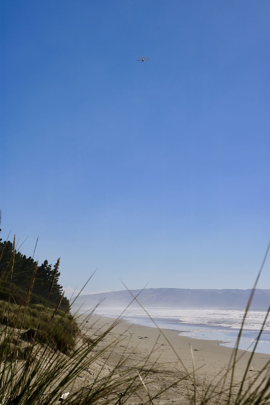 new zealand, waikuku beach, sand, waves, sun, nature, wallpaper, HD wallpaper