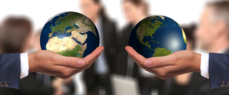negotiation, forward, harmony, businessman, globe, world, europe HD wallpaper