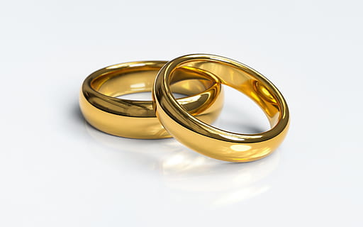 Wedding rings of bride and groom - The Friends of Israel Gospel Ministry