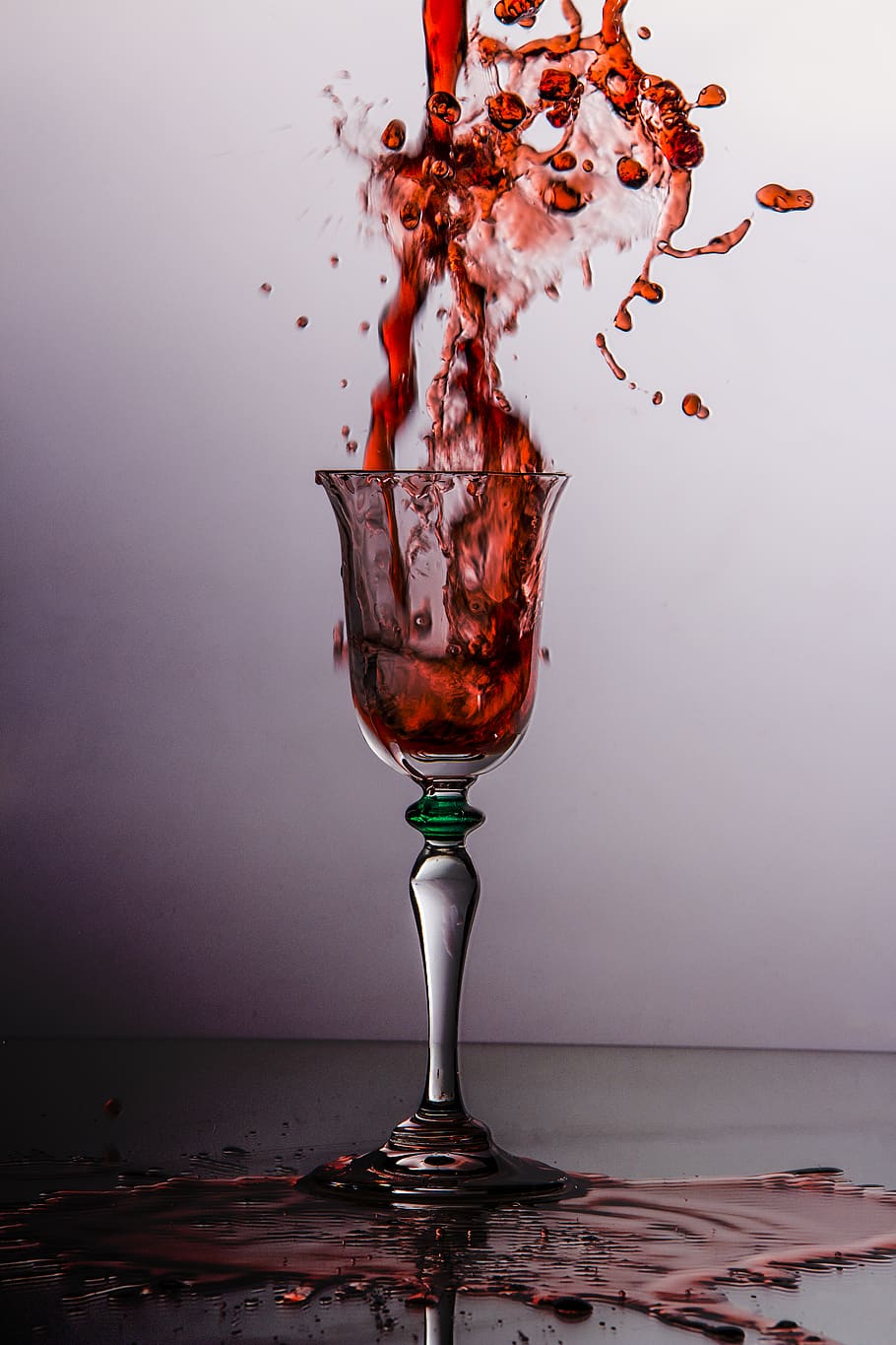 wine, glass, splash, studio, indoors, motion, splashing, food and drink HD wallpaper