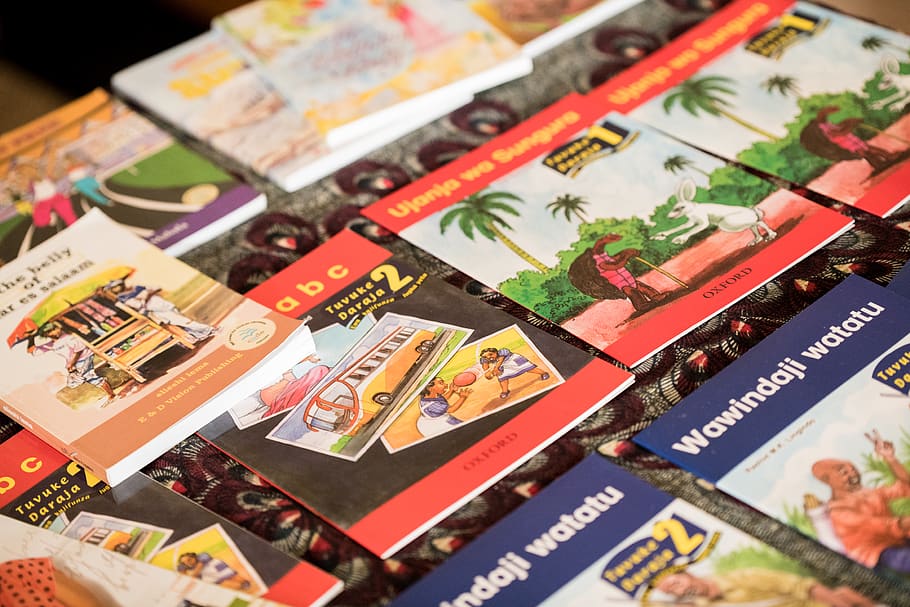 assorted-title book lot, tanzania, dar es salaam, no people, choice HD wallpaper