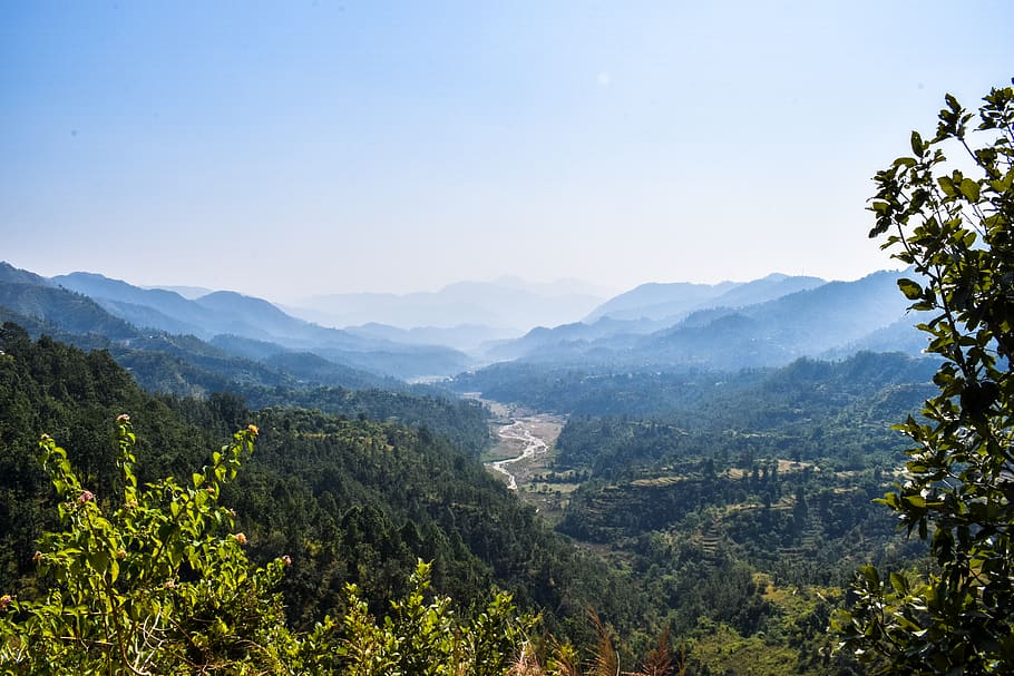 india, jiya damrada, yamkeshwar mahadev mandir, landscape, mountains, HD wallpaper