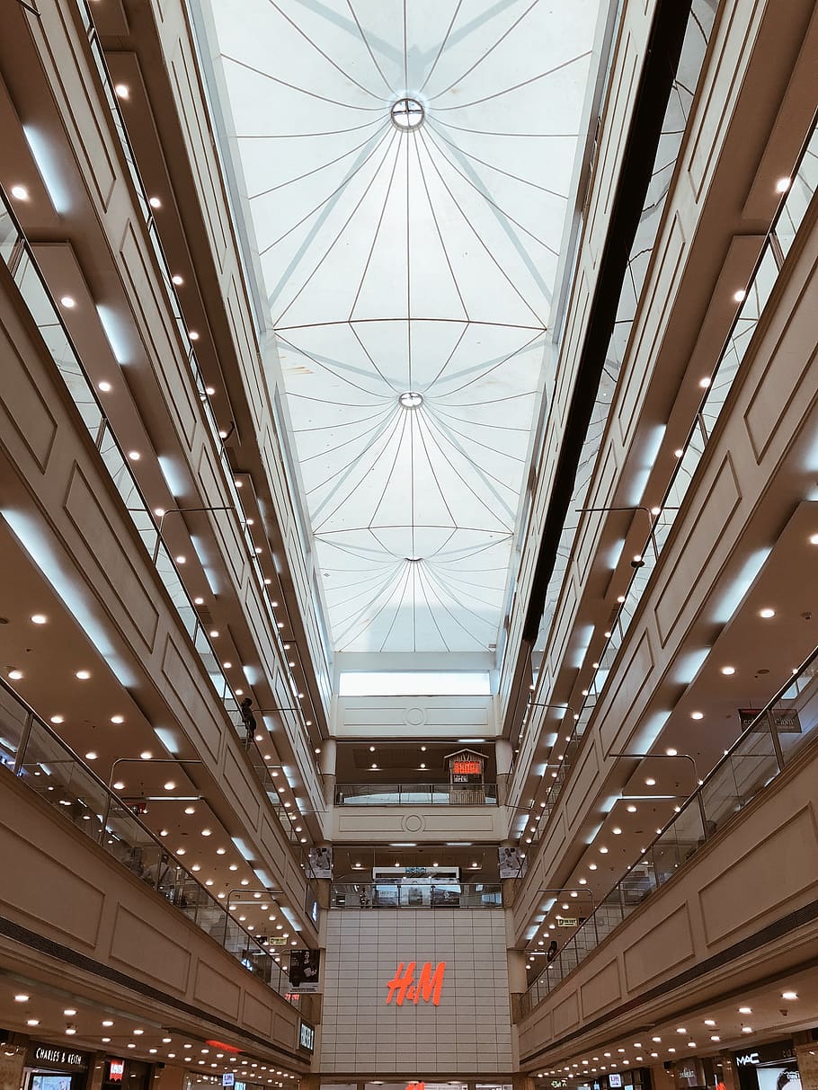 building, shapes, architecture, ceiling, low angle view, indoors HD wallpaper