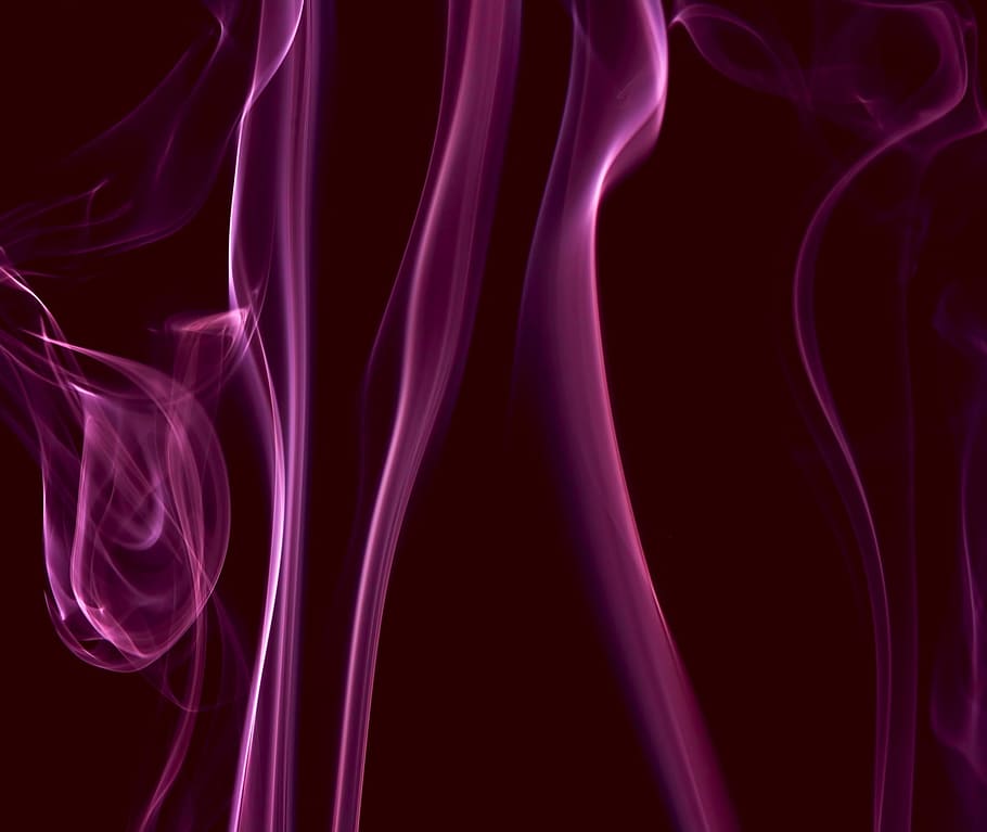 abstract, air, aroma, art, backdrop, background, violet, burning, HD wallpaper