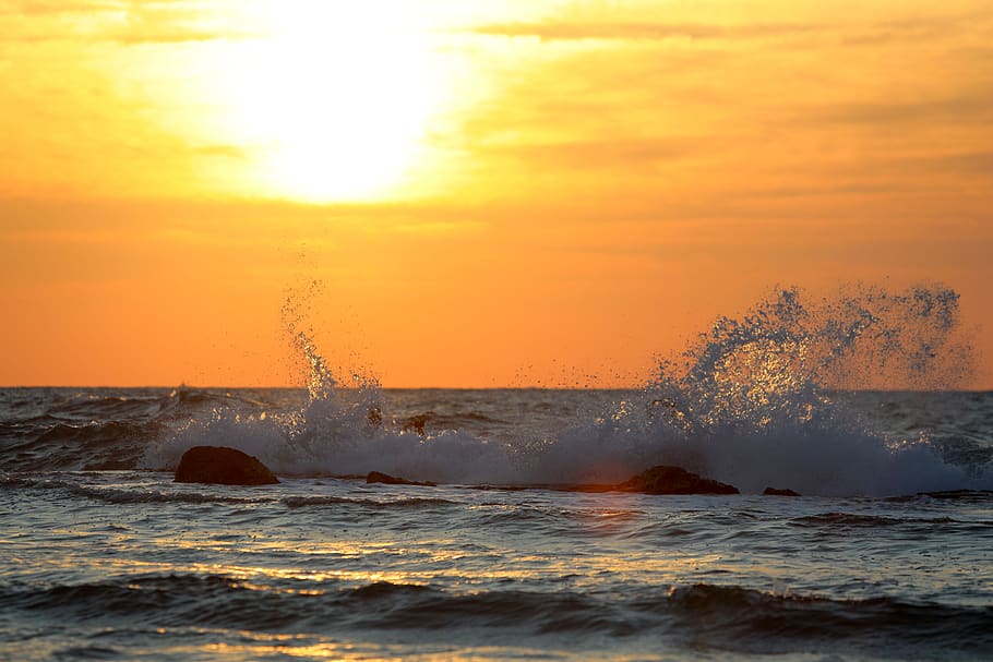 sea, beach, summer, water, ocean, sand, sky, vacation, coast HD wallpaper