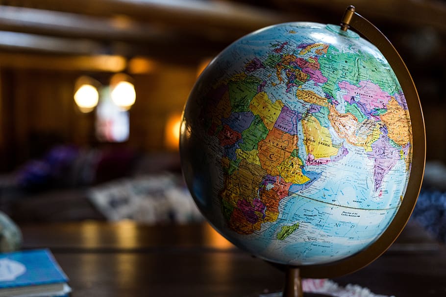 globe, map, earth, planet, geography, travel, planet earth HD wallpaper