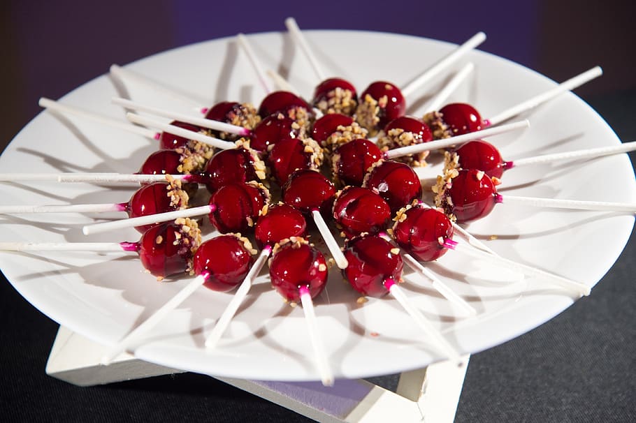 plate, lollipop, aperitif, cocktail, food, freshness, food and drink HD wallpaper