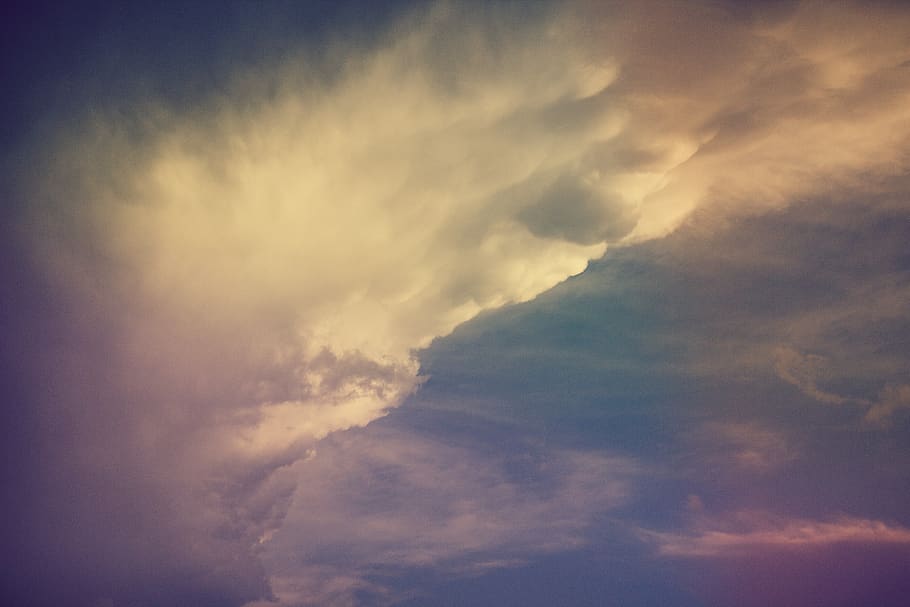 blue and white sky, cloud, outdoors, nature, weather, russia HD wallpaper