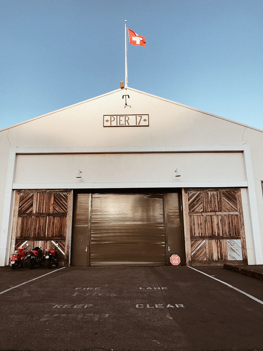 white pier 17 garage, san francisco, united states, building HD wallpaper
