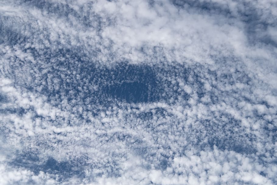 clouds, white, blue, fluffy, cirrocumulus, delicate, weather HD wallpaper