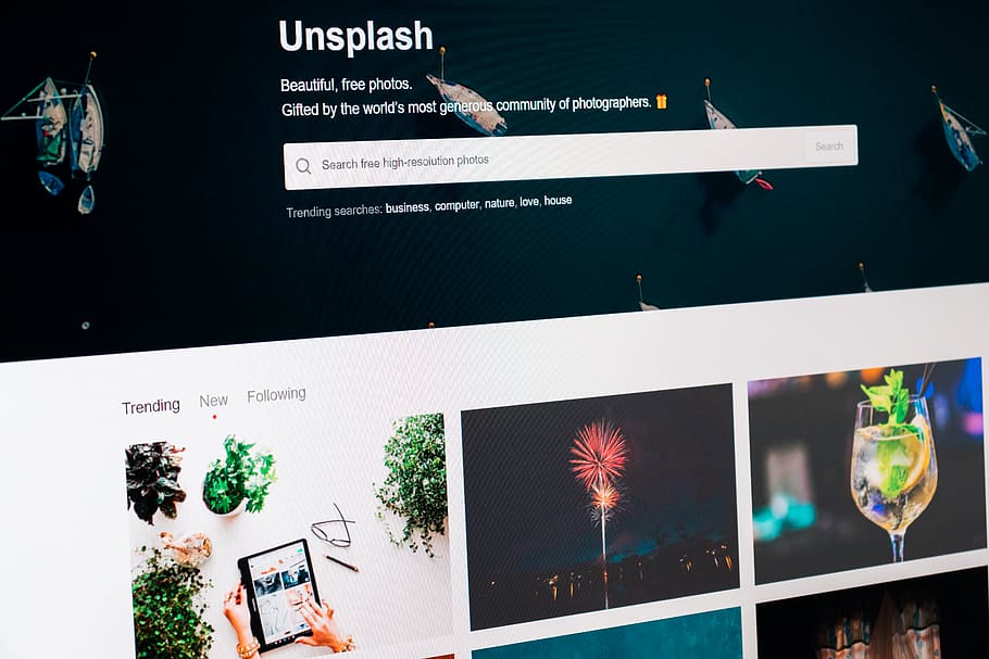 Unsplash text screengrab, fireworks, outdoors, night, poster HD wallpaper