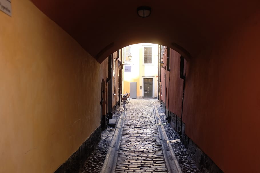 path, walkway, corridor, sidewalk, pavement, cobblestone, flagstone HD wallpaper