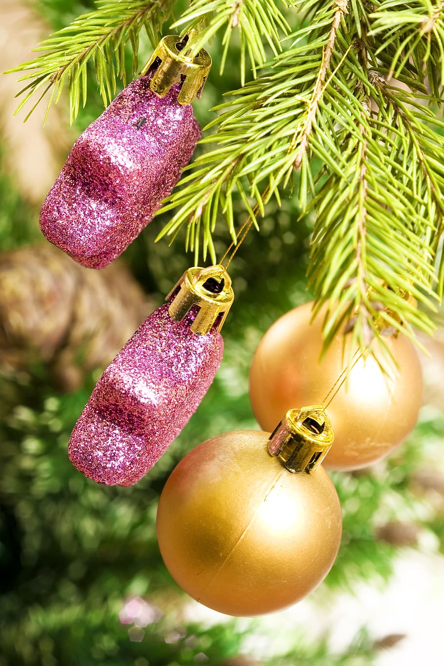background, ball, bauble, celebration, christmas, color, decor HD wallpaper
