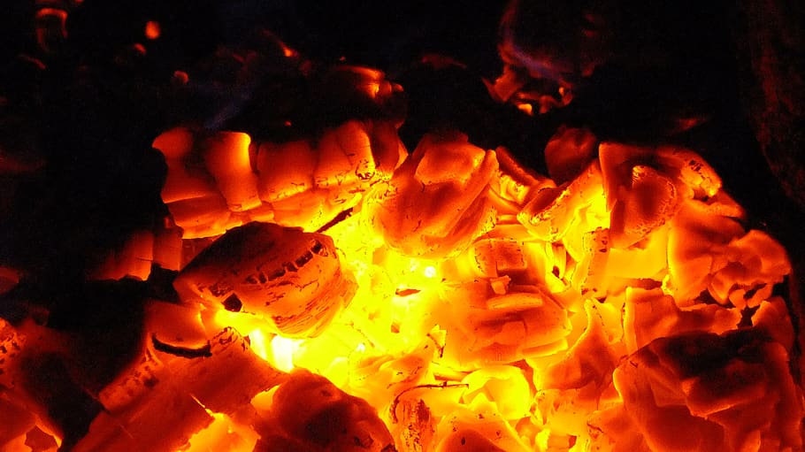 embers, temperature, fever, burning, heat - temperature, fire HD wallpaper