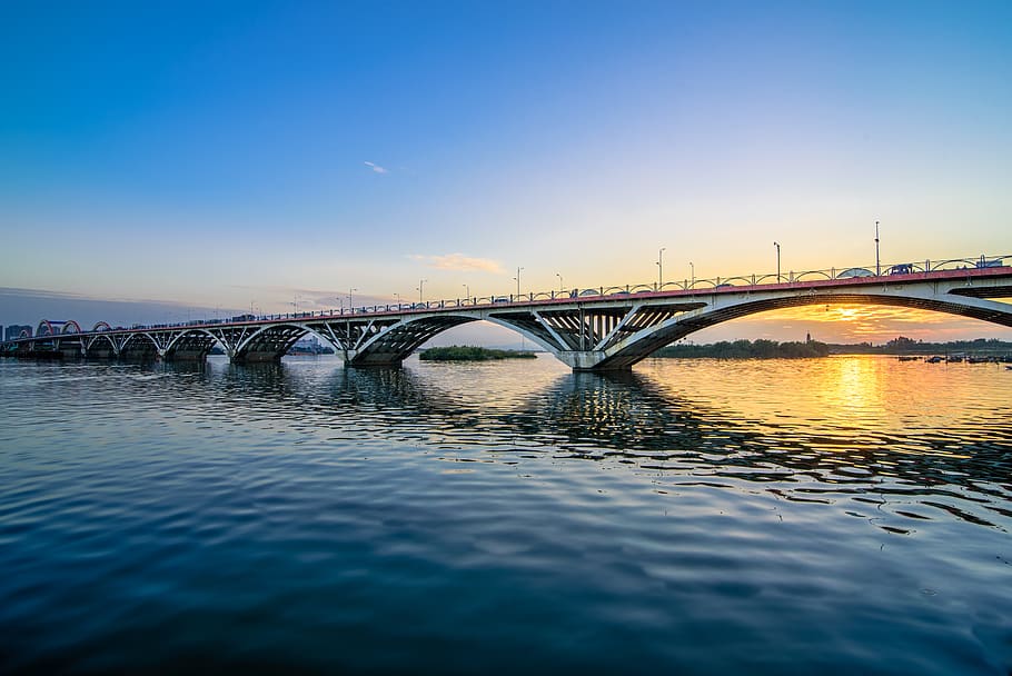 bridge, bridge - man made structure, built structure, connection HD wallpaper