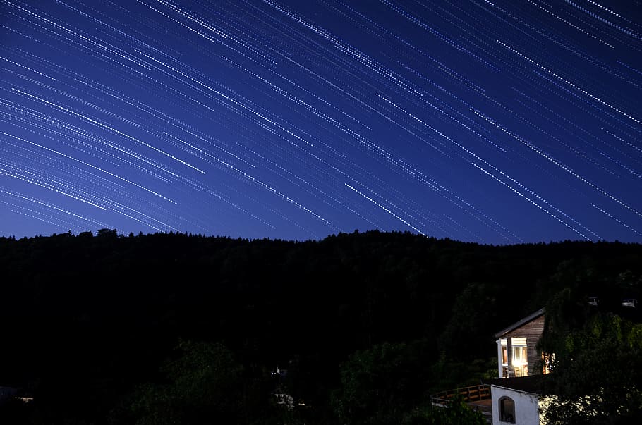 austria, night, astronomy, space, star - space, sky, illuminated HD wallpaper