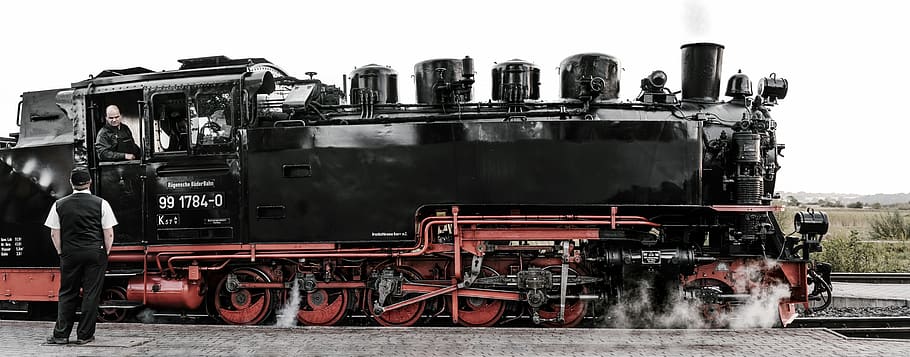 rasender roland, rügen, railway, steam locomotive, narrow gauge railway, HD wallpaper